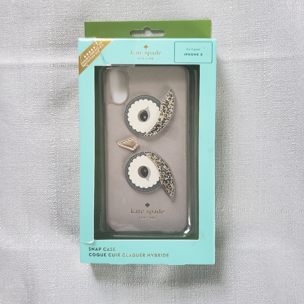 Kate Spade NWT iPhone X 3D Snap-on Case